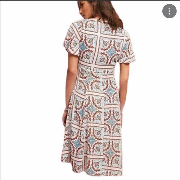 Maeve Anthropology praslin lion button down dress O midi dress - Picture 4 of 11